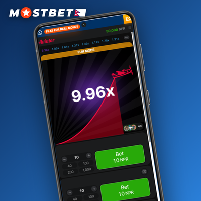 Mostbet Aviator auto-cashout tile showing a target multiplier line at 2.0x