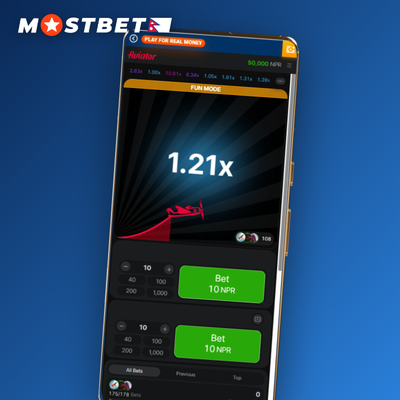 Mostbet Aviator round history tile displaying past multiplier badges for variance review