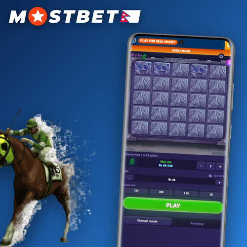 Mostbet Mines 5x5 grid revealing green gems with a rising multiplier badge